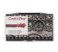 CONTE A PARIS CARRES ESQUISSE SET X12 BISTRE