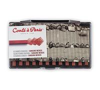 CONTE A PARIS CARRES ESQUISSE SET X12 SANGUINE MEDICIS