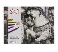 Conté à Paris Crayons Pastel Boite Carton Assortiment x48