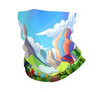 Conte De Fées du Train De Dessin Animé Unisexe Tour De Cou Douce Bandeau Anti-Solaire Écharpe Tube pour Marche Moto Yoga Hiver