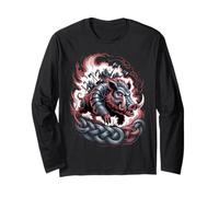 Conte de Viking - Sanglier de Bataille Nordique Fantastique Manche Longue