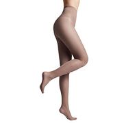 Conte elegant BIKINI 20 DEN Collants Soyeux pour Femmes avec Culotte Renforcée - Collants Fins et Résistants pour Femmes - Graphite taille 3