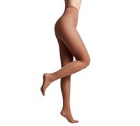 Conte elegant BIKINI 20 DEN Collants Soyeux pour Femmes avec Culotte Renforcée - Collants Fins et Résistants pour Femmes - Mokka taille 3