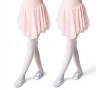 Conte elegant Collants Fille BALLET 70 DEN 2-Pack Collants Opaques Épais en Microfibre 3D pour Danse Classique et Gymnastique Taille Élastique et Coutures Plates Idéals pour École et Spectacles