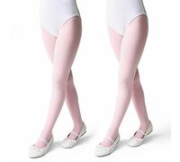Conte elegant Collants Fille BALLET 70 DEN 2-Pack Collants Opaques Épais en Microfibre 3D pour Danse Classique et Gymnastique Taille Élastique et Coutures Plates Idéals pour École et Spectacles