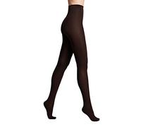 Conte elegant COTON 250 DEN Collants Femme avec Coton et LYCRA - Collants Extra Épais et Lisses - Orteils Renforcés - Collants Chaud pour Automne et Hiver - Collant pour Danser - Mocca Taille 4