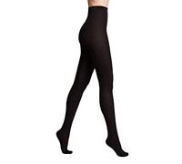 Conte elegant COTON 250 DEN Collants Femme avec Coton et LYCRA - Collants Extra Épais et Lisses - Orteils Renforcés - Collants Chaud pour Automne et Hiver - Collant pour Danser - Noir Taille 3
