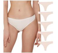 Conte elegant String en Coton pour Femme Pack de 5 Respirant avec Bande élastique - sous-vêtement Tanga Slip Slip - LST 2000