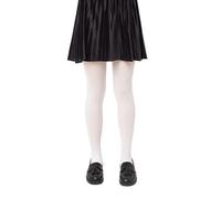 Conte elegant Velour Collants élégants pour Enfant, Blanc, 140-146 cm Fille