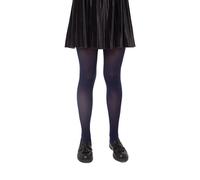 Conte elegant Velour Collants élégants pour Enfant, Bleu Marine, 146/152 cm Fille