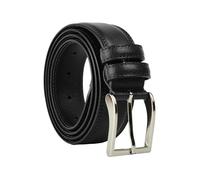 Conte Massimo Ceinture Homme en Cuir Véritable, Fabriquée en Italie, Réglable, Largeur 3,5 cm