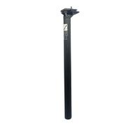 Contec Brut Tige De Selle 31.6 Mm Noir 400 Mm Double Pince Anodisé - Neuf