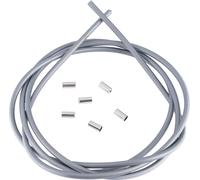CONTEC gaine extérieure de câble de dérailleur "Dutch Classic" , SIS-SP5, Ø extérieur 5,0mm, 1700mm de long, avec douilles de butée, argenté