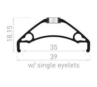 Contec Jante Vtt Xeta 27.5´´ 35 Mm Disc E-bike Tubeless