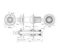 Contec Moyeu Arrière Core 6b Disc Boost Shimano/sram Hg