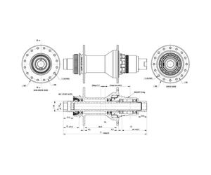 Contec Moyeu Arrière Core isc Sram Xd