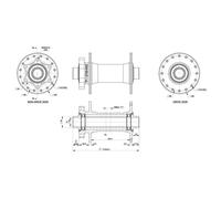 Contec Moyeu Avant Core Boost 6b Disc