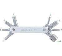 Contec Multitool Tfr-Buster 9 fonctions argent