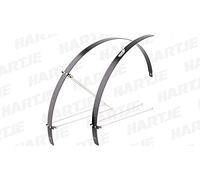 Contec Flat 32 Mm Mudguard Set Argenté 28´´ Black