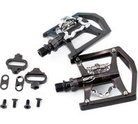 Contec System de pédales de vélo 'SPADE' MTB, Trail - noir incl. cales de chaussures - aussi pour E-Bike