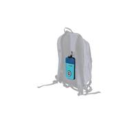 CONTEC Urban Nomad Étui pour smartphone imperméable | Nylon/polyester, avec mousqueton, 18,5 x 10 x 2,5 cm, turquoise océan/bleu nuit, 1 pièce