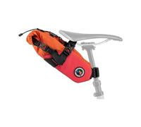 CONTEC Urban Nomad Rail 5.8 Sacoche de selle pour vélo 5,8 l | nylon et polyester, fermeture et boucles, 45 x 14 x 10 cm, orange coucher de soleil / rose flamant rose, 1 pièce