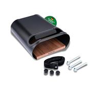 CONTEC Wandpraesenter Bikeart Tube Schwarz/Walnuss, 03409440