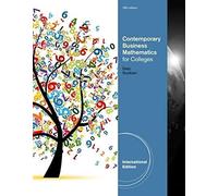 Contemporary Business Mathematics For Colleges, International Edition (With Bind In Printed Access Card)