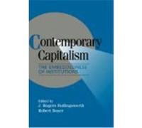 Contemporary Capitalism, Cambridge Studies in Comparative Politics