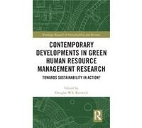 Contemporary Developments in Green Human Resource Management Research Douglas Renwick, (Auteur)