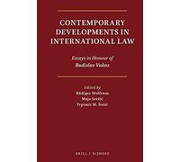 Contemporary Developments In International Law