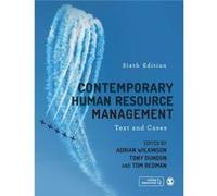 Contemporary Human Resource Management Contemporary Human Resource Management (Auteur)