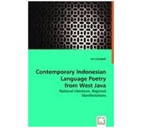 Contemporary Indonesian Language Poetry From West Java