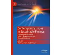 Contemporary Issues In Sustainable Finance