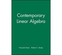 Contemporary Linear Algebra, Student Solutions Manual