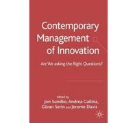 Contemporary Management Of Innovation