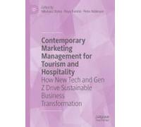 Contemporary Marketing Management For Tourism And Hospitality