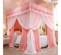 Contemporary Princess-Style Bed Canopy,Mosquito Net for Full Beds,Softly Draped Look (180 * 220cm-70.9 * 86.6in)