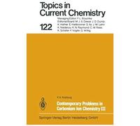 Contemporary Problems In Carbonium Ion Chemistry Iii