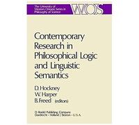 Contemporary Research In Philosophical Logic And Linguistic Semantics