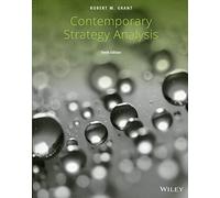 Contemporary Strategy Analysis