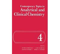 Contemporary Topics In Analytical And Clinical Chemistry
