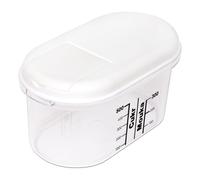 Contenant alimentaire 0,5 L, ovale, imprimé, couleurs mélangées, plastique