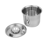 Contenant Alimentaire en Acier Inoxydable Conteneurs De Stockage De Glace pour Congélateur Conteneurs De Crème Glacée Réutilisables Pot De Stockage De Crème Glacée Seau Étanche avec