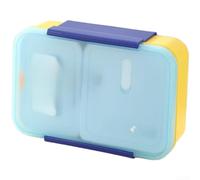 Contenant Alimentaire Étanche 3 Sections pour chauffage Rapide(Blue)