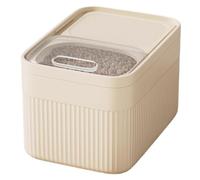 Contenant de Stockage pour Nourriture de Chien - Bac hermétique 10L pour aliments secs, conservation longue durée | Récipient de croquettes avec tasse doseuse, boîte anti-humidité pour animaux, rangem