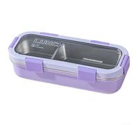 Contenant Repas 500ml avec Couverts Inclus(Purple)