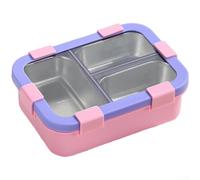 Contenant Repas Acier 304 Micro-ondable 700ml(Pink)