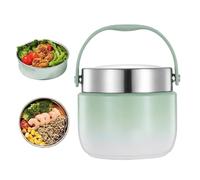 Contenants à vaisselle - Boîte de rangement de 500 ml pour le dîner de travail | Conteneur thermique portable pour plats chauds et froids boissons en plein air | Boîte de préparation des repas