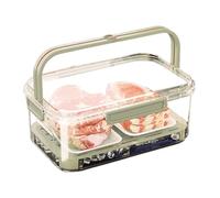 Contenants De Conservation De Fruits Pour Frigo,Boîte Empilable Transparente Alimentaire Avec Poignée - Contenants Bar À Salade - Pour Légumes, Viande, Snacks, Condiments, Cuisine, Maison, Bar